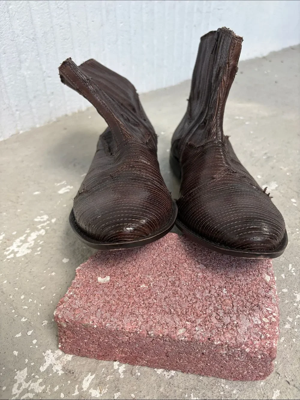 Vintage true religion ankle leather boots